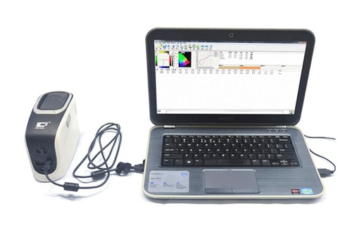 Detector portátil del espectrofotómetro del color del CS -600 CHNSpec con la abertura de la prueba de 10m m