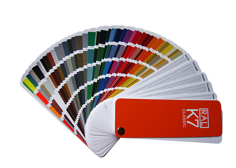 Tipo de pintura de las muestras del color de RAL materiales respetuosos del medio ambiente
