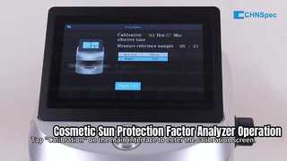 SPF-660 Series Cosmetic Sun Protection Factor Analyzer Operation Video
